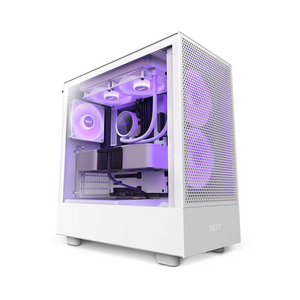 Nzxt-H5-Flow-Rgb-Atx-Mid-Tower-Cabinet-White-1